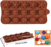 Chocoladevorm - Chocolademal - Chocolatier - Siliconen mal - Tulp/Bloem