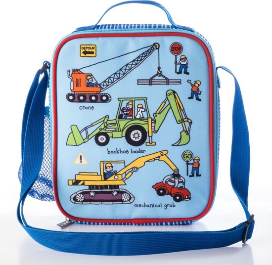 HEEL KLEIN Werkvoertuigen tractor kinder lunchtasje koeltasje new design 21 x 24 x 6 cm - Tyrrell Katz van Tyrrell Katz — afbeelding 2