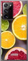 6F hoesje - geschikt voor Samsung Galaxy Note 20 Ultra -  Transparant TPU Case - Citrus Fruit #ffffff