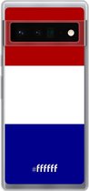 6F hoesje - geschikt voor Google Pixel 6 Pro -  Transparant TPU Case - Nederlandse vlag #ffffff
