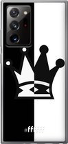 6F hoesje - geschikt voor Samsung Galaxy Note 20 Ultra -  Transparant TPU Case - Chess #ffffff