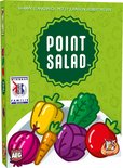 Doos van het kaartspel 'Point Salad' met afbeelding van groenten en de prijs 'Nederlandse Spellenprijs Familie 2020'.