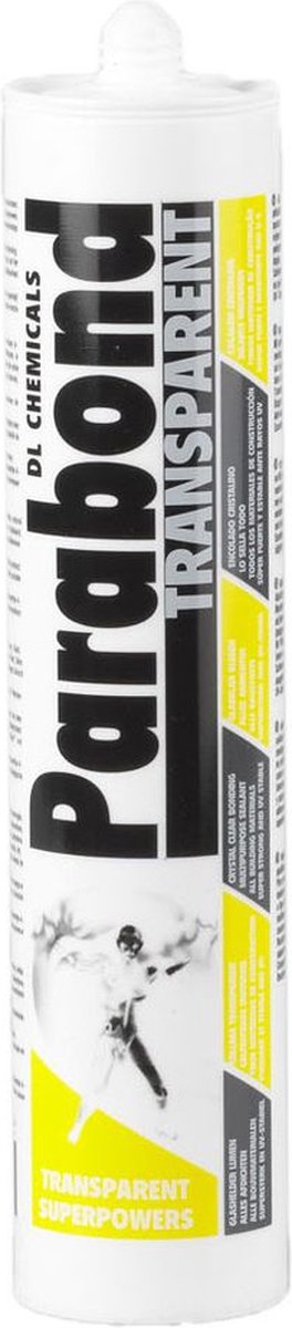Parabond silicone transparant 290ML