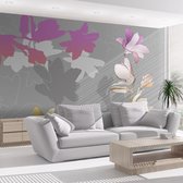 Fotobehangkoning - Behang - Vliesbehang - Fotobehang - Pastel magnolia - 350 x 270 cm