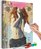 Doe-het-zelf op canvas schilderen - Romantic Nudity.