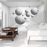 Fotobehang - Balls in White.