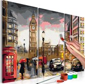 Doe-het-zelf op canvas schilderen - Streets Of London.