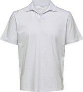 SELECTED HOMME BLACK SLHRINO SS POLO B  Poloshirt - Maat S