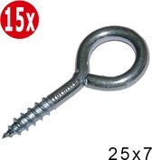Schroefoog klein 25x7 (15 stuks) Tornitrex