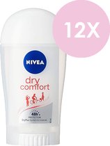 Nivea Deodorant stick Dames Dry Comfort - 12 x 40 ml