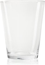 Glazen vaas 'Geva' h24 d18,5 cm - Transparant/Helder/Doorzichtig glas - Bloemen/Boeket vaas - Decoratie