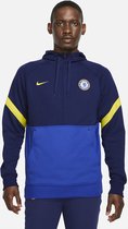 Nike Chelsea Travel Fleece - Sporttrui - Blauw Geel - Maat S