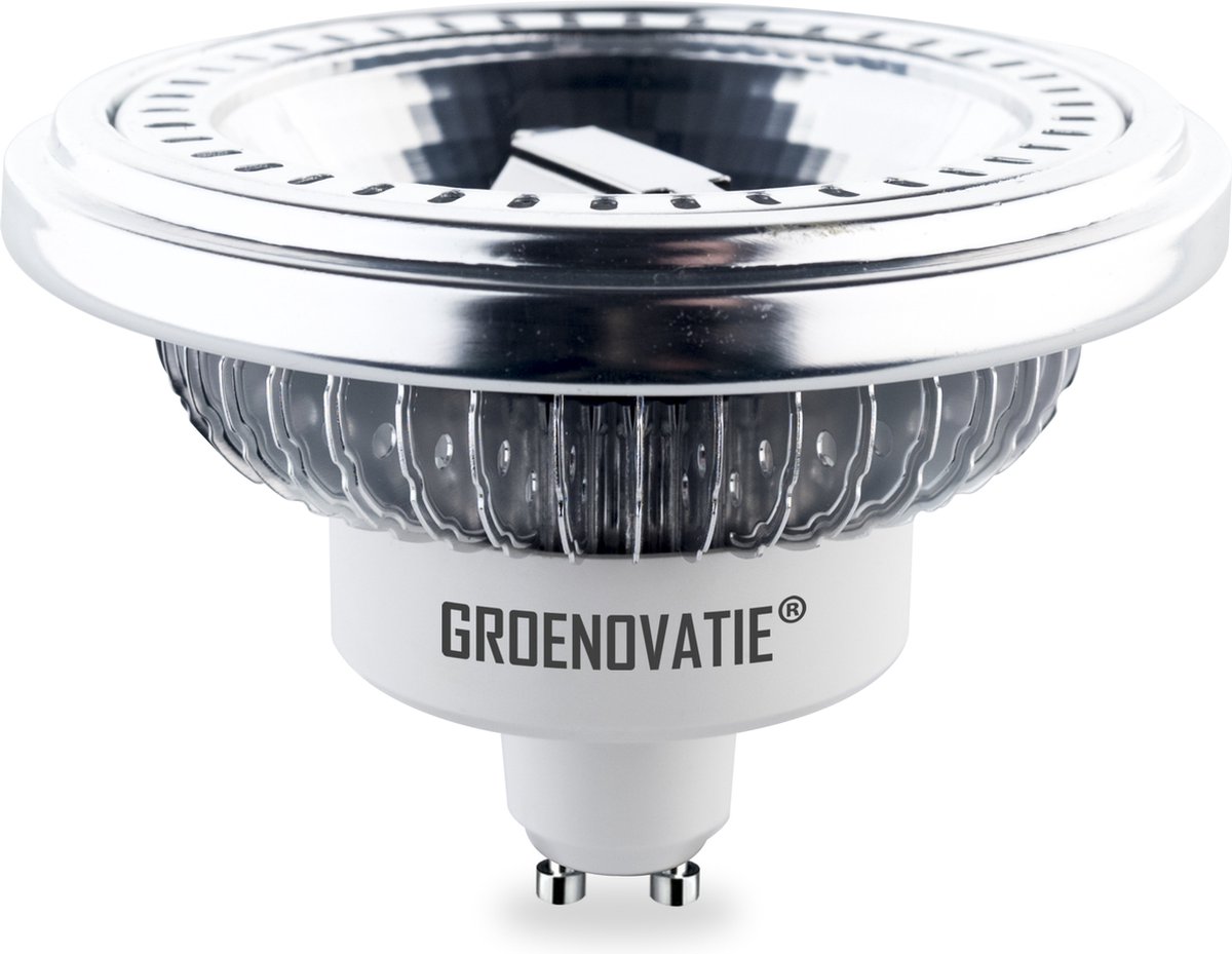 Groenovatie GU10 LED Spot COB 12W - AR111 - 15D - Warm Wit - Dimbaar