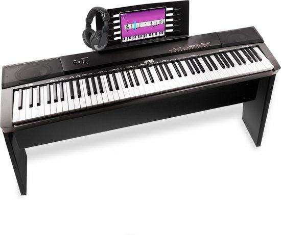 Piano numérique - Piano à clavier MAX KB6W avec 88 touches, USB midi,  pédale de... | bol.com
