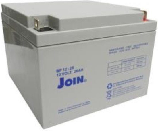 Batterie au plomb étanche rechargeable sans entretien - 12V / 26Ah | bol