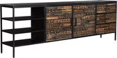 Malibu collection sideboard 3 drawers and 2 doors 245x40x80-mmsb002blc