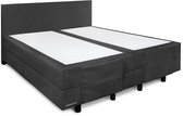 Beddenleeuw Boxspring Bed Sophia met TV-Lift & 43' SMART TV - 160x200 - Antraciet