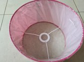 Roze Lampenkap rond 28cm