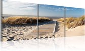 Schilderij - Beach (Triptych).