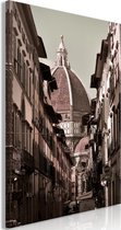 Schilderij - Florence (1 Part) Vertical.
