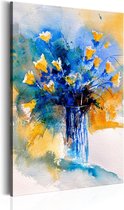 Schilderij - Flowery Artistry.