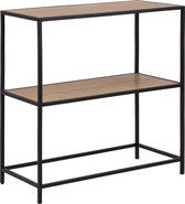 Sidetable Sabro 77 cm breed met eiken blad