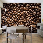 Fotobehang - Roasted coffee beans.