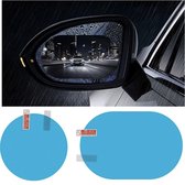 Hiden | Waterdichte Zijspiegel Anti-Vocht Stickers  – Auto Accessories - Buitenspiegel Auto - Veiligheid – Auto & Motor - 10 x 14 cm | 2 stuks