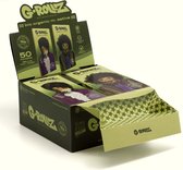 G-ROLLZ 50 Luzerne Vloei met Tips en Dienblad (16 stuk Doos) | 'Psychadelic Roxy' - Medicago Sativa Rolling Papers