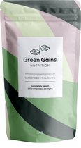 Vegan Superfood Maaltijdshake - Green Gains Nutrition - Maaltijdvervanger - Salted Caramel - 1KG - Composteerbare verpakking