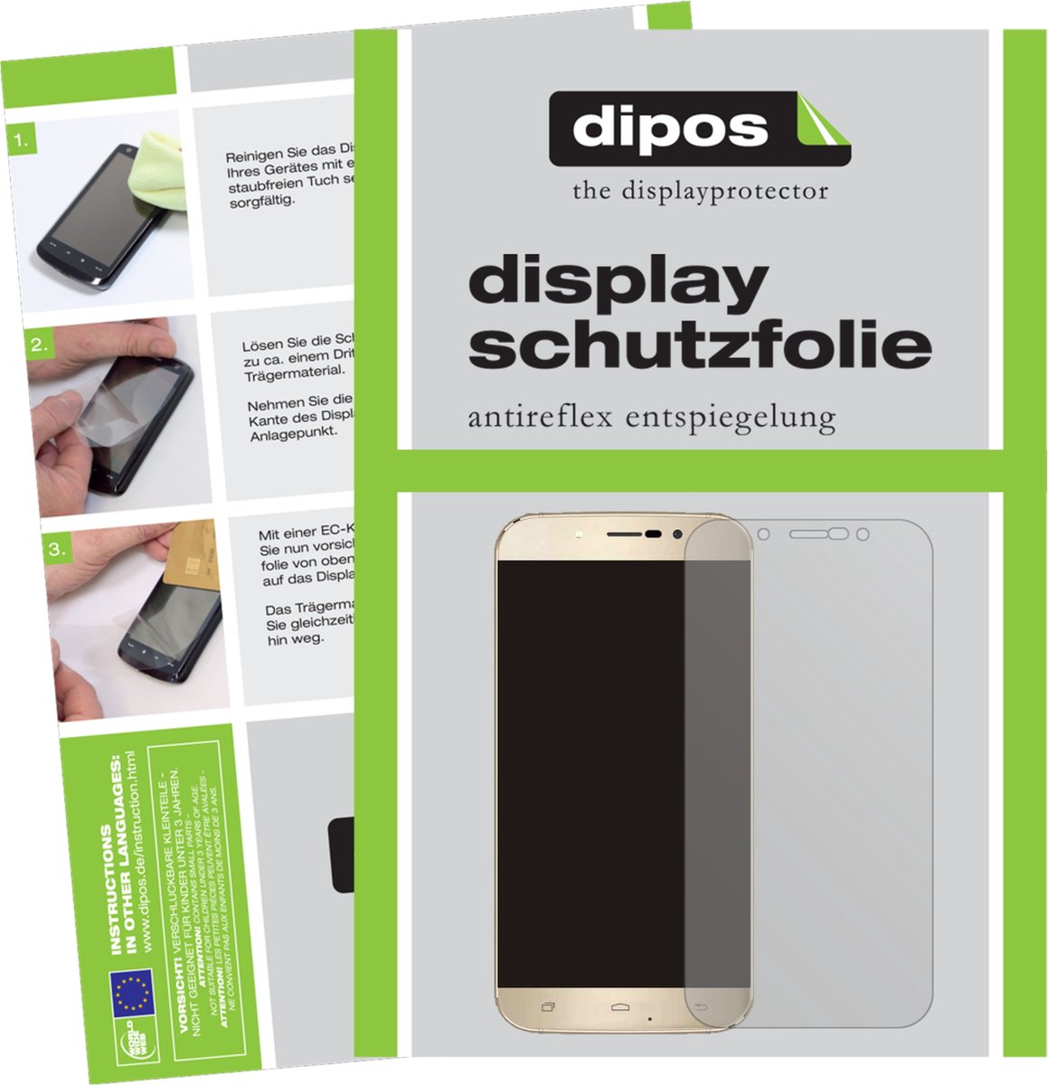 dipos I 6x Beschermfolie mat compatibel met Umidigi Rome X Folie screen-protector
