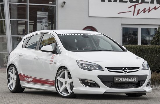 Foto: Rieger performance front lip opel astra j primer