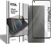 dipos I Blickschutzfolie klar kompatibel mit OnePlus 9RT Sichtschutz-Folie Display-Schutzfolie Privacy-Filter (expres kleiner dan het glas omdat het gebogen is)