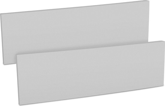 Foto: Kwmobile autodeur bescherming 2 stuks beschermt autodeuren in garages en carports garageset met zelfklevende deurbeschermers 40 x 12 x 1 5 cm donkergrijs