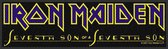 Iron Maiden - Seventh Son Logo Super Strip Patch - Multicolours