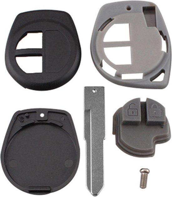 Autosleutel Shell Case, voor Suzuki SX4 Vitara S-CROSS Alivio Autosleutelhanger Case Afstandsbediening Vervangingen Key Case Cover Protector,A