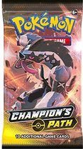 Pokemon TCG Champion’s Path Booster Pack + 5 Pokemon Stickers