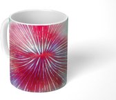Mok - Neon Colored Circle Coral - 350 ML - Beker