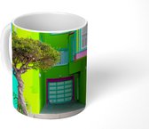 Mok - Abstracte gebouwen - 350 ML - Beker