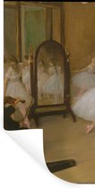 Muurstickers - Sticker Folie - The Dancing Class - Schilderij van Edgar Degas - 80x160 cm - Plakfolie - Muurstickers Kinderkamer - Zelfklevend Behang - Zelfklevend behangpapier - Stickerfolie