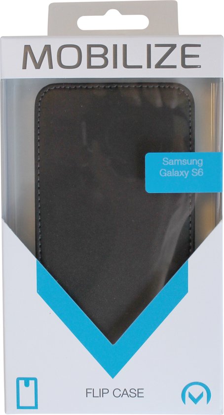 Mobilize Premium Magnet - Samsung Galaxy S6 Hoesje Flipcase - Zwart