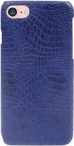 Backcover Slangenprint Fashion Hoesje iPhone 6/6s Blauw - Telefoonhoesje - Smartphonehoesje - Zonder Screen Protector