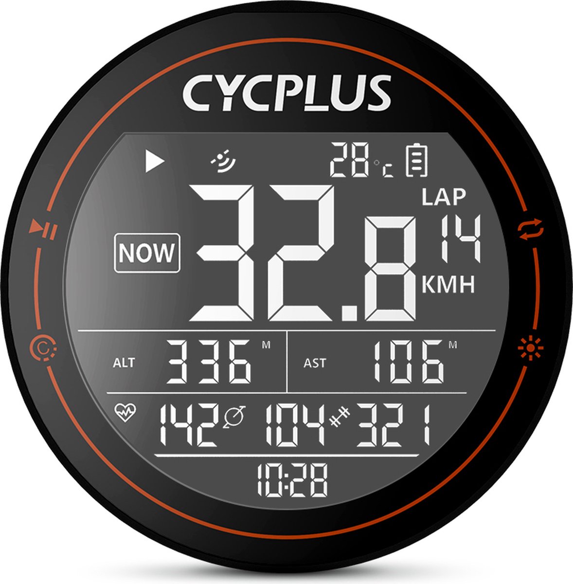 Cycplus M2 fietscomputer - compact en praktisch