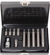 FORSAGE Spline bitset met 11 stuks 10 mm bithouder