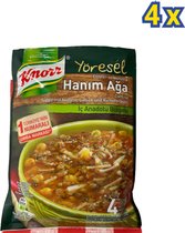 Knorr - soep met noedels linzen en kikkererwten - 4 x 91 g