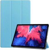 Lenovo Tab P11 Plus hoes - Lenovo Tab P11 Plus bookcase Licht Blauw - Trifold tablethoes smart cover - hoes lenovo tab P11 Plus - Ntech