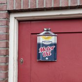 Metalen Bord MOTOR OIL Garage Mancave Terras Cadeau