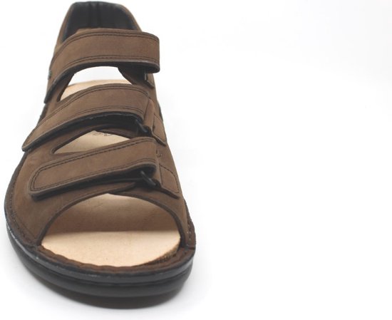 FinnComfort Tunis marron avec trois bandes velcro
