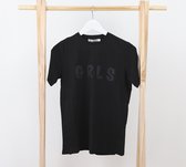 Zwart T-shirt GRLS