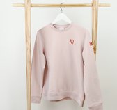Roze sweater met hart